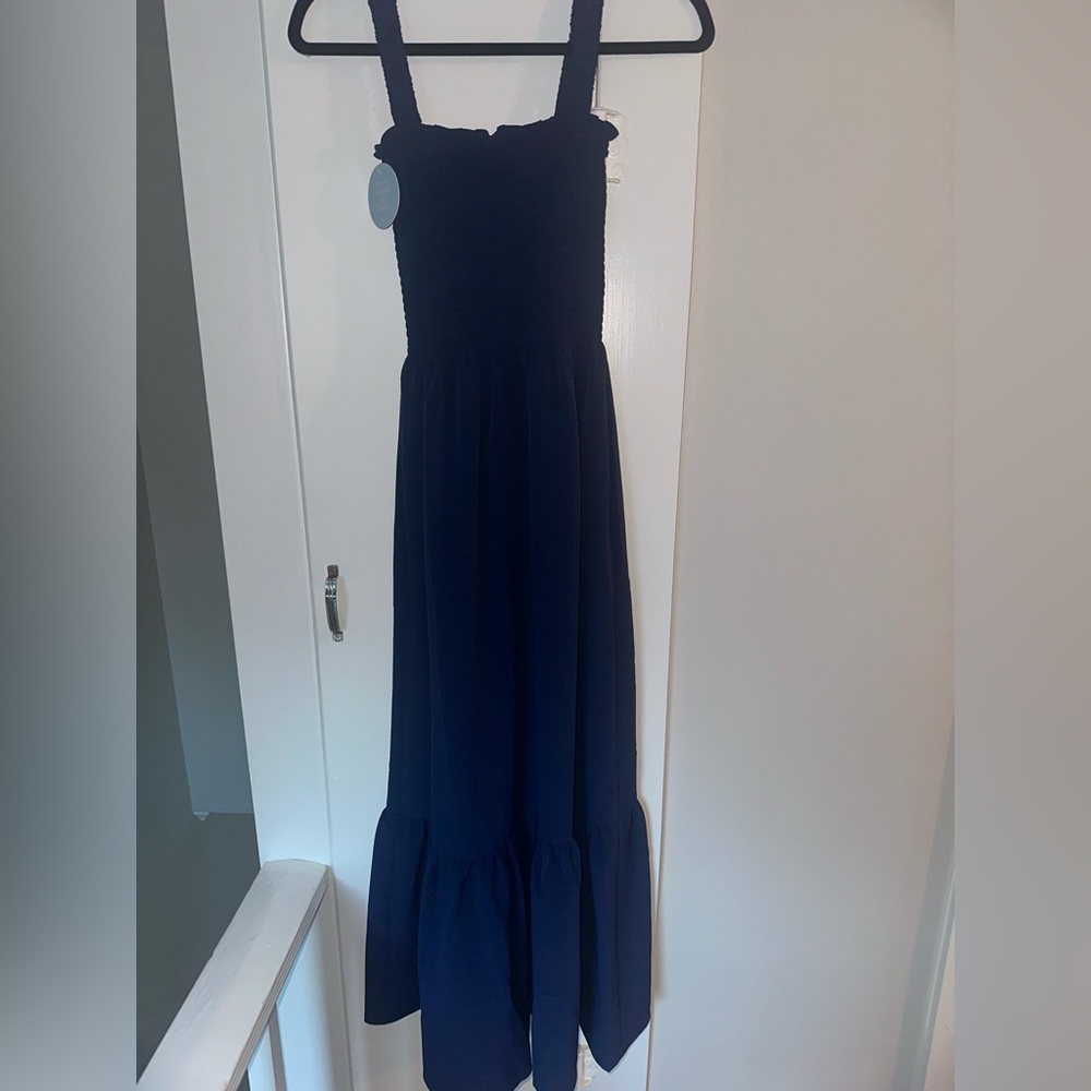 Hill House Navy Anjuli Maxi Dress - Picture 3 of 5